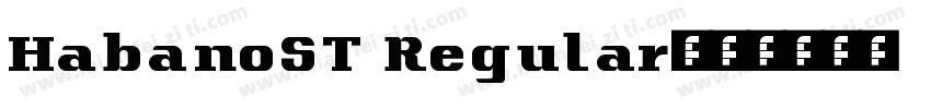 HabanoST Regular字体转换